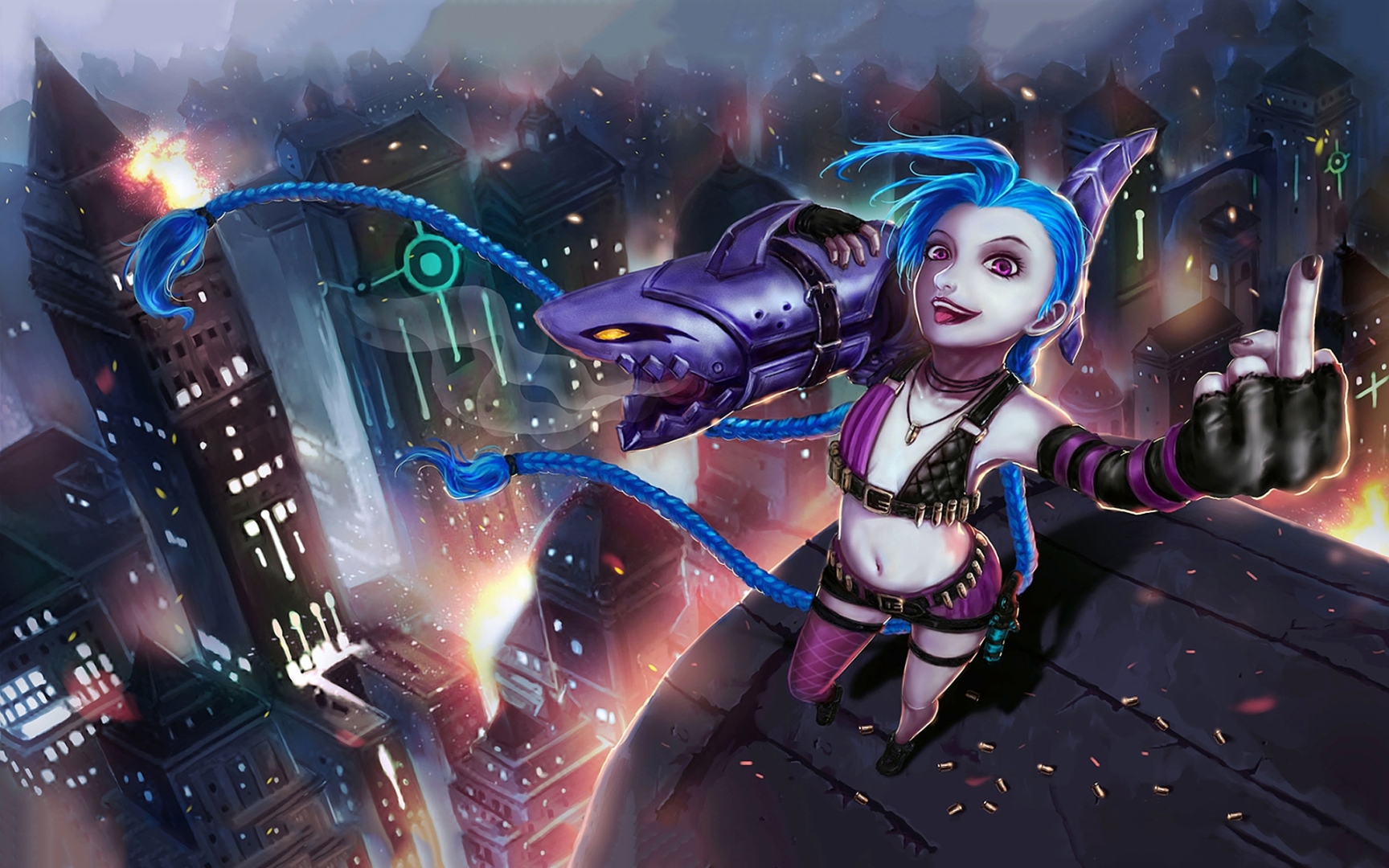 英雄联盟可爱小金克斯(游戏静态壁纸) - 静态壁纸下载 - 元气壁纸