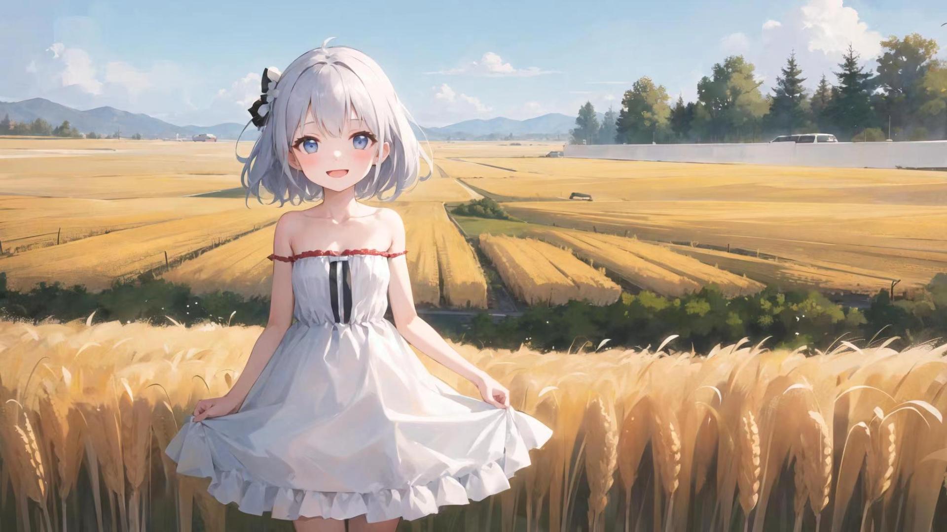裙角掂掂 