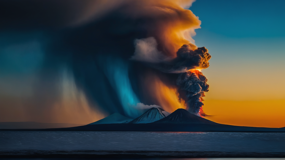 火山爆发