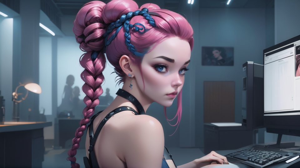 AI生成图-唯美少女