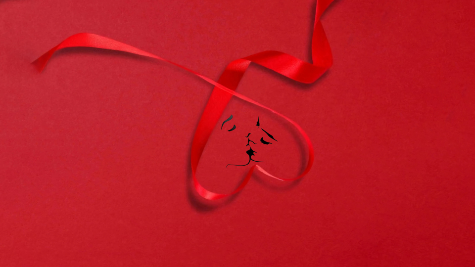 4K简约爱心情侣壁纸