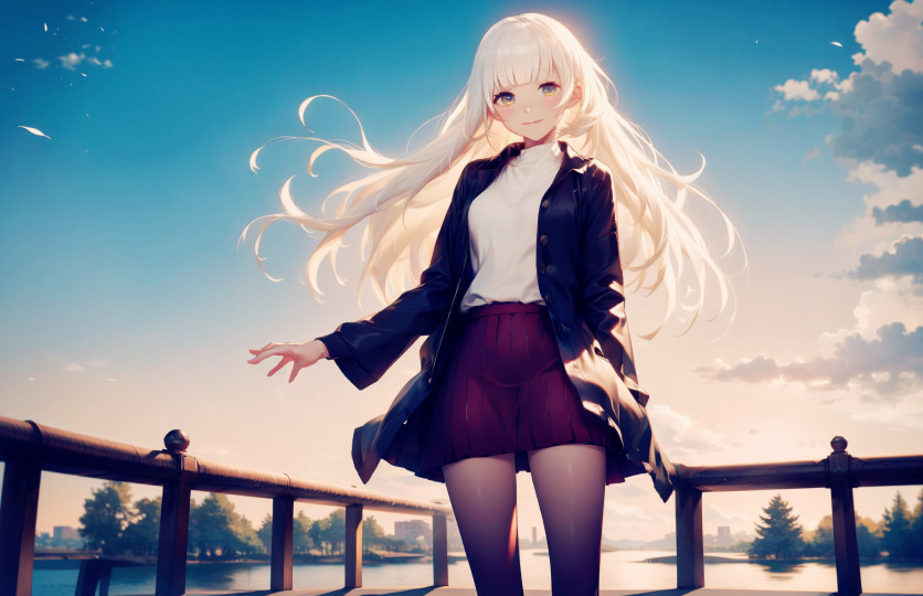 黑丝少女