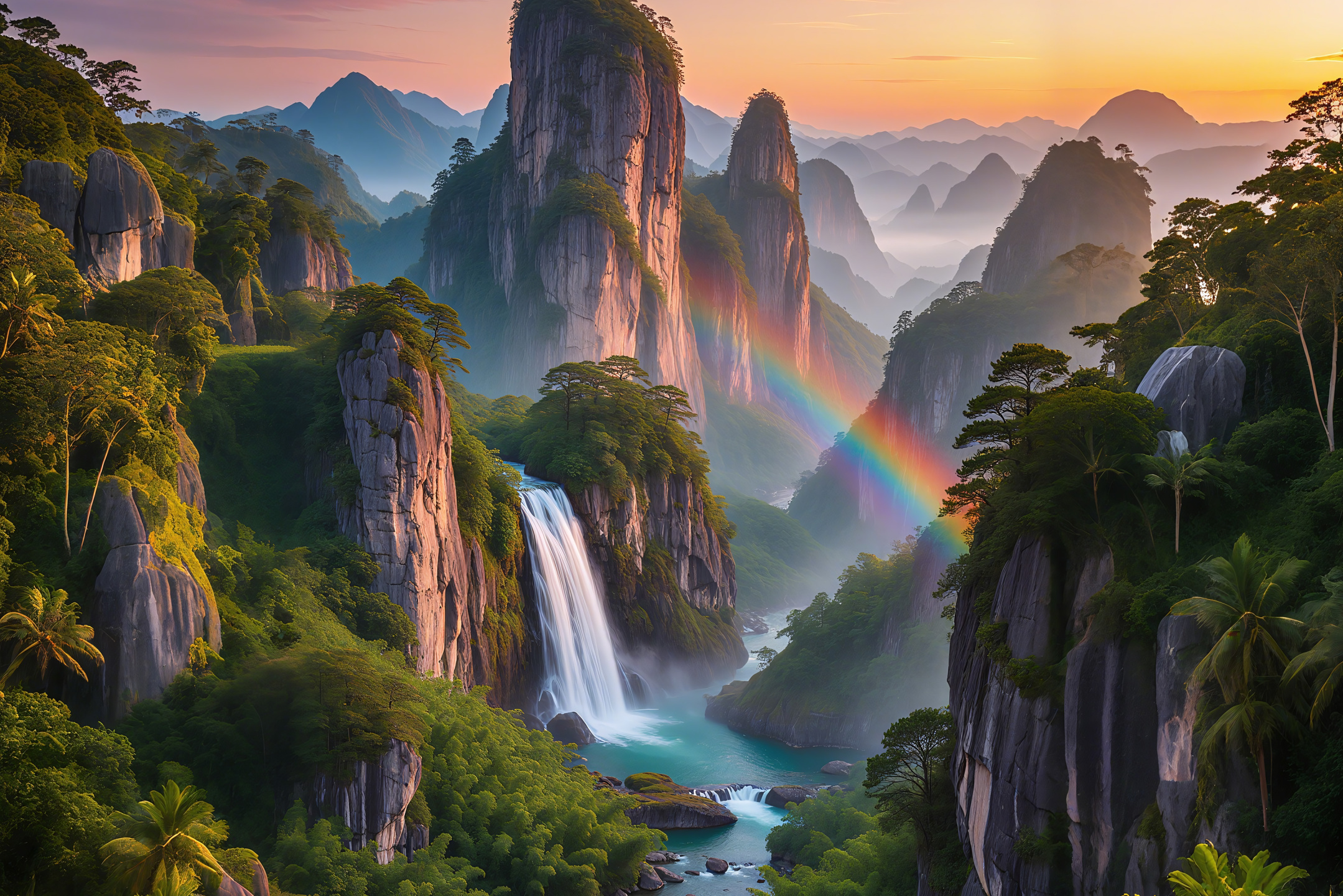 虹湍翠嶂