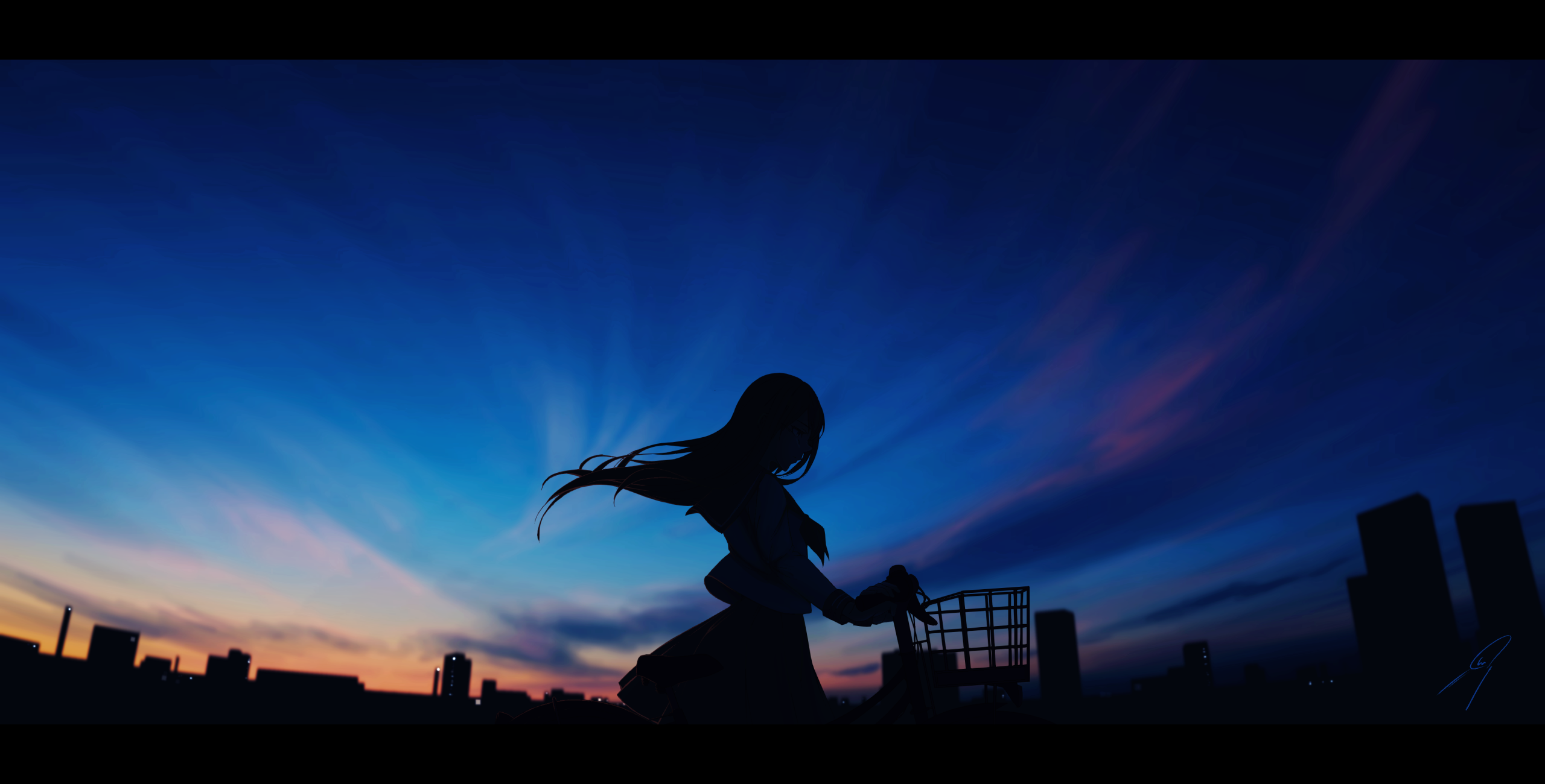 少女背影