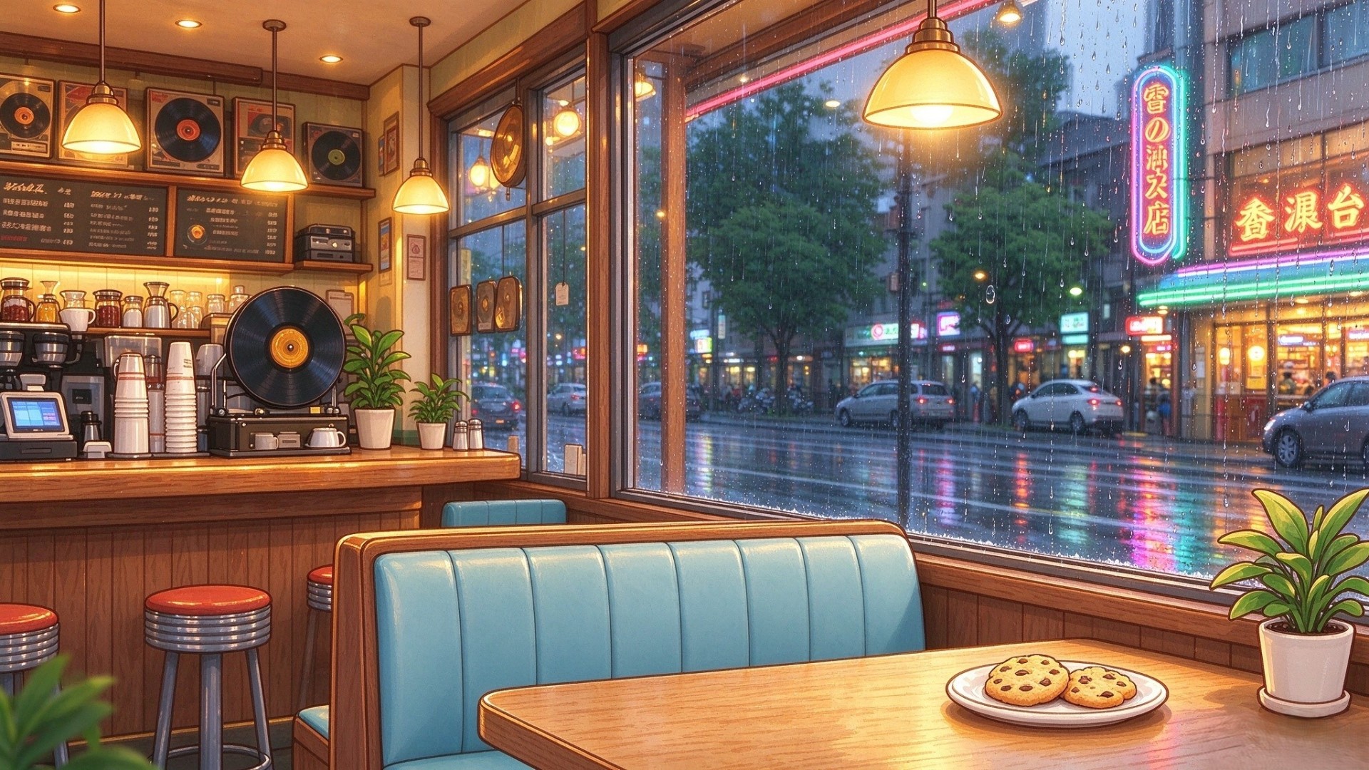 雨天餐厅