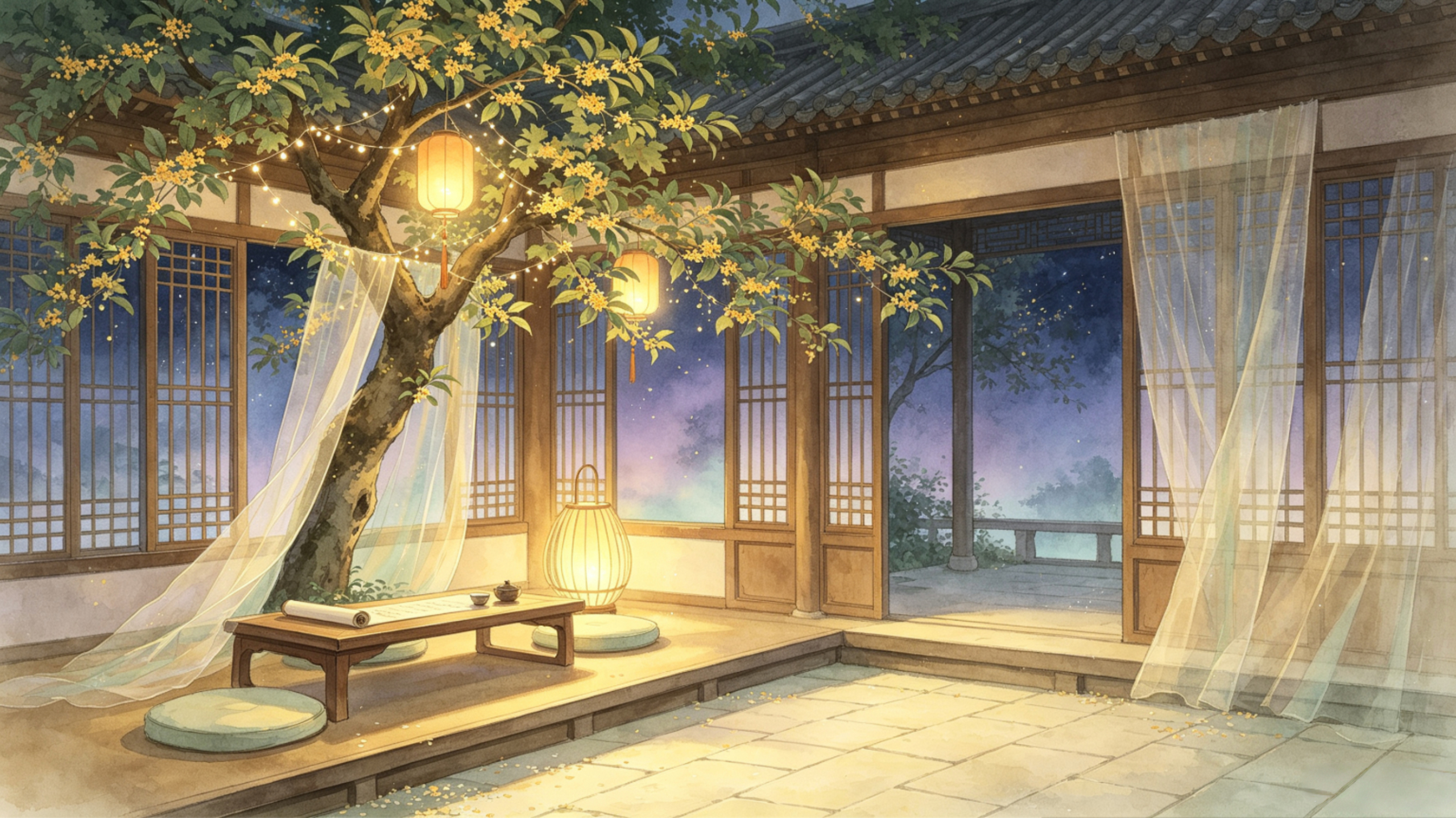 桂庭夜笺