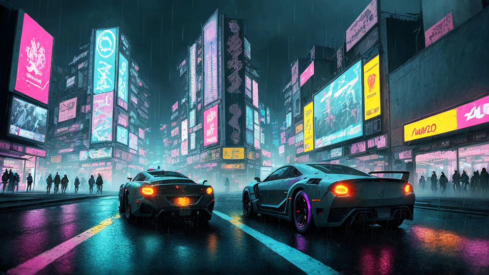 赛博朋克城市赛车2