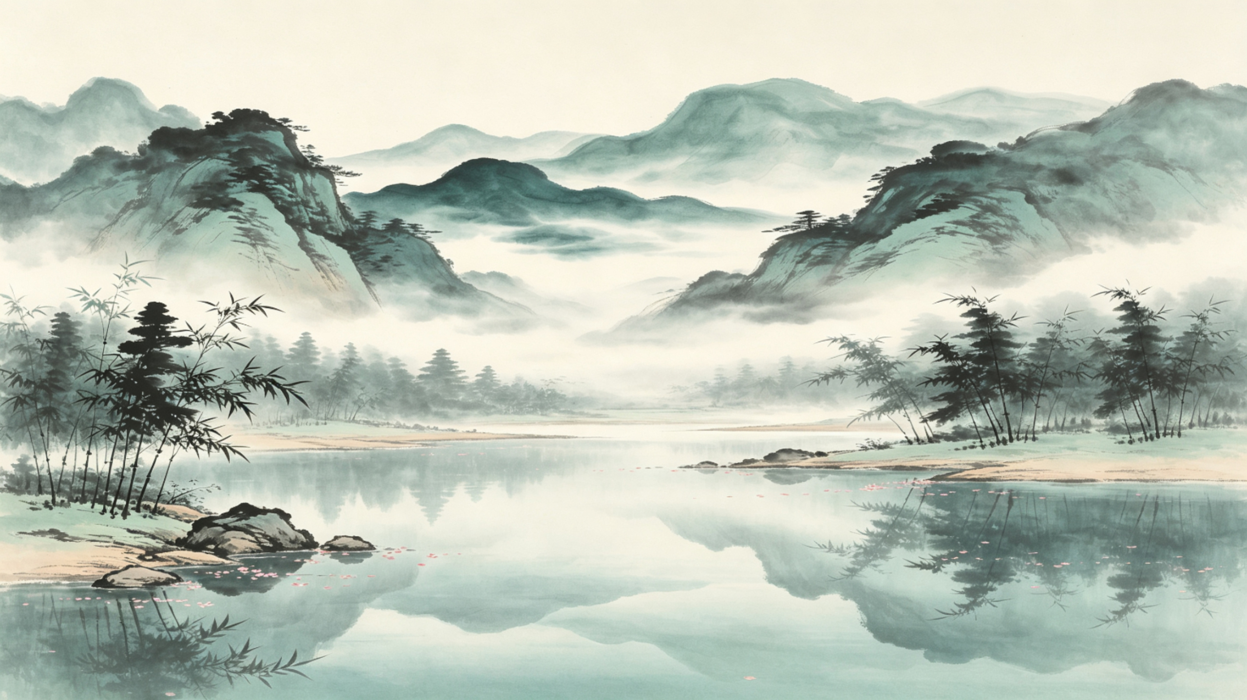 竹涧烟峦