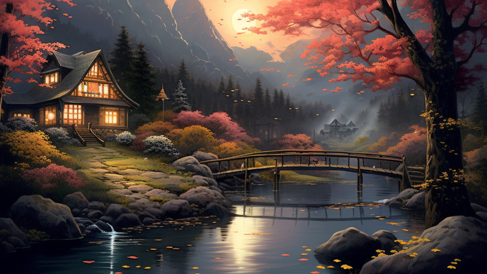 乡村夜景2