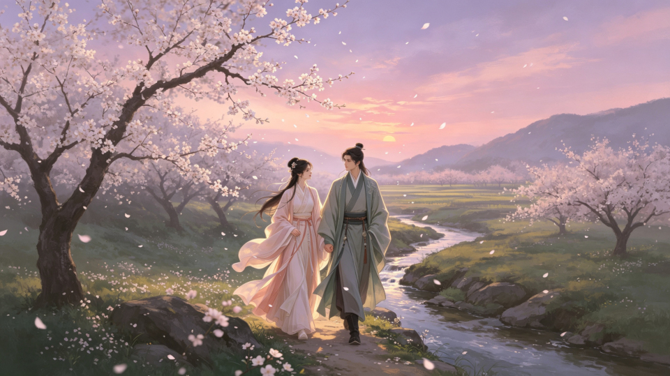 花径晚归