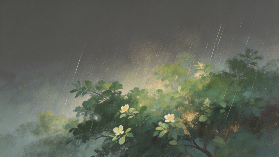 暮雨春枝