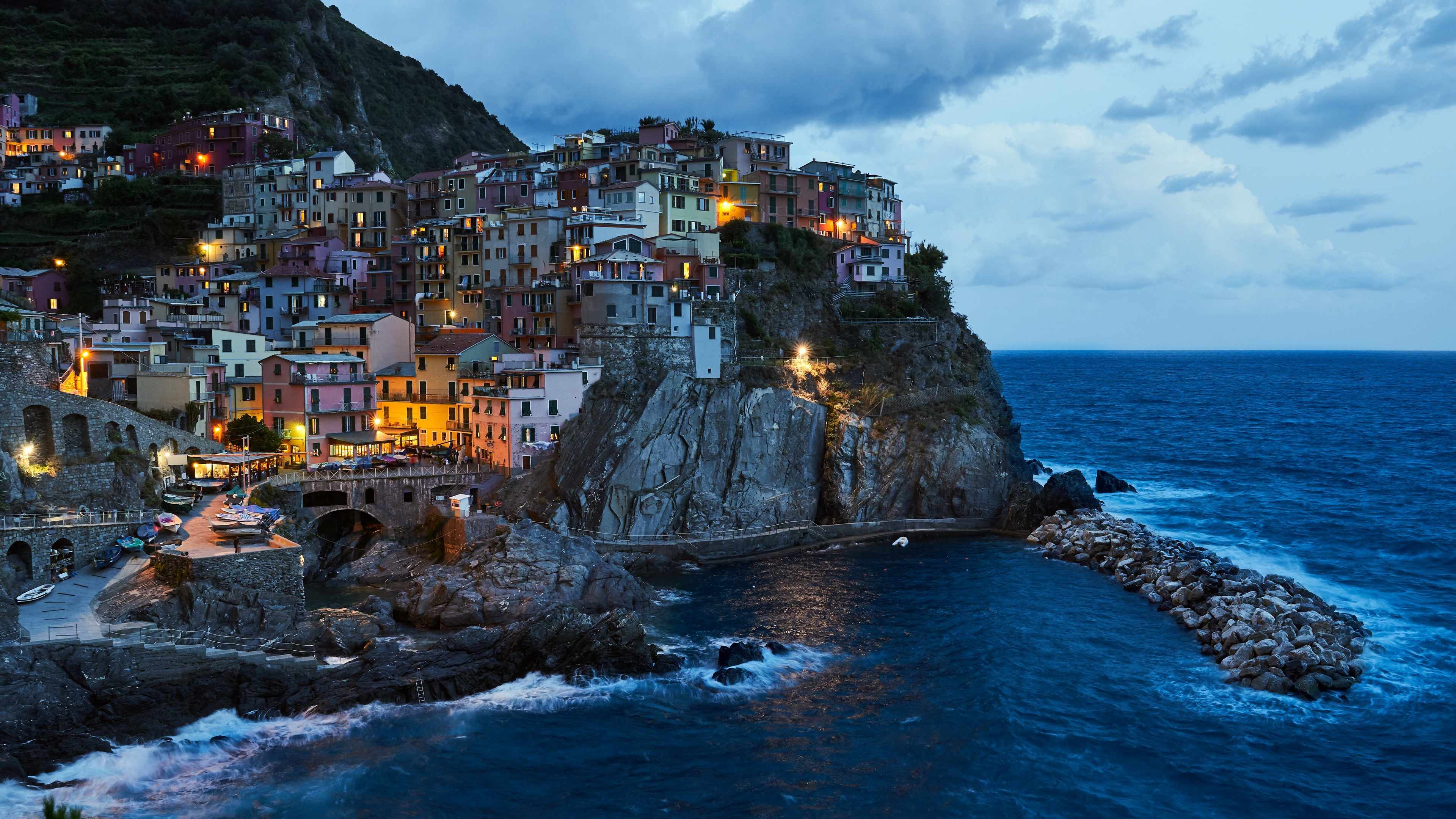 小城小海(风景静态壁纸) - 静态壁纸下载 - 元气壁纸