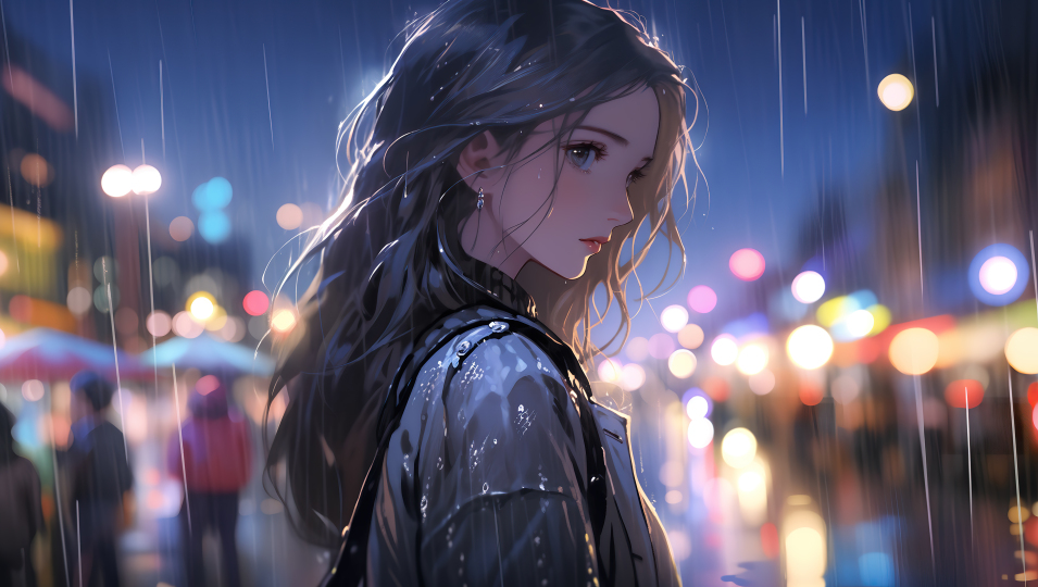 霓虹雨（原画）