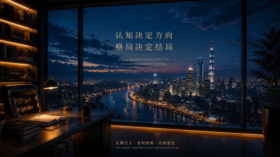 认知决定方向，格局决定结局