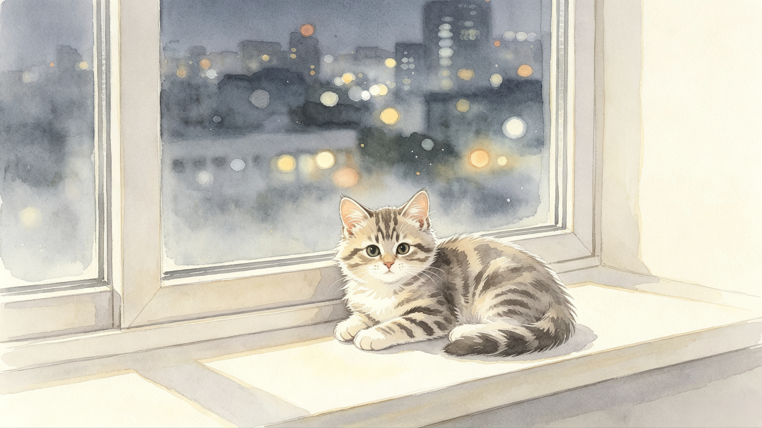 水色夜窗