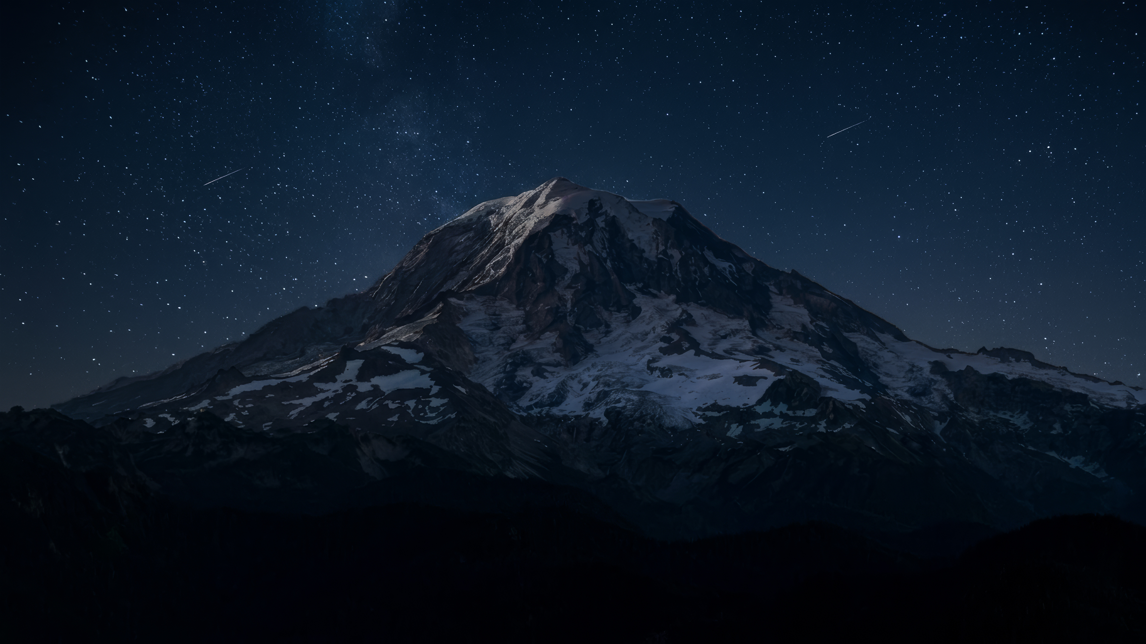 雪山星空