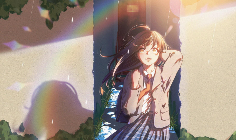 雨过天晴(动漫静态壁纸) - 静态壁纸下载 - 元气壁纸