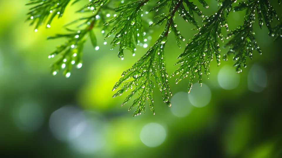 夏日清凉，雨后