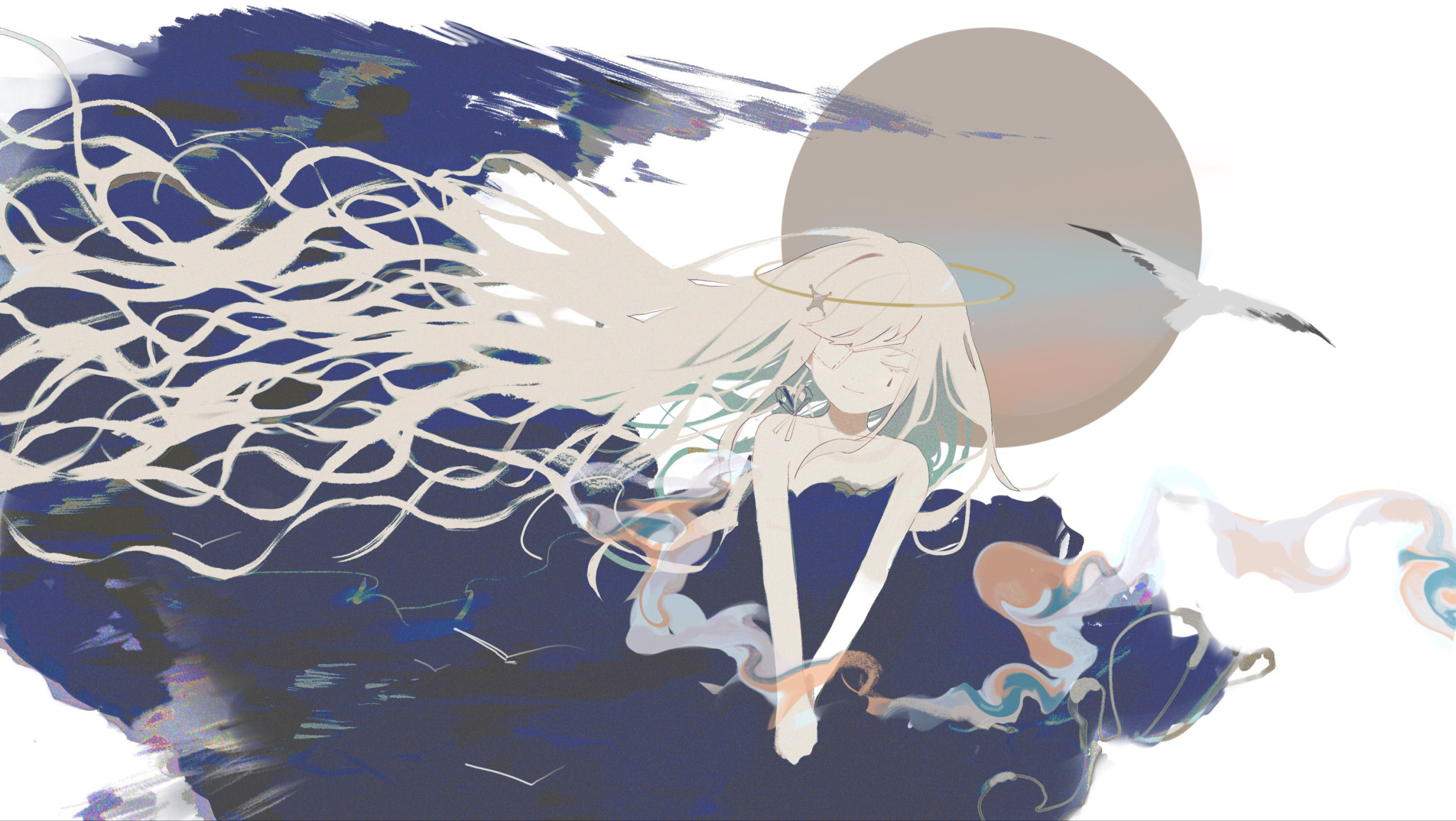 月落少女(动漫静态壁纸) - 静态壁纸下载 - 元气壁纸