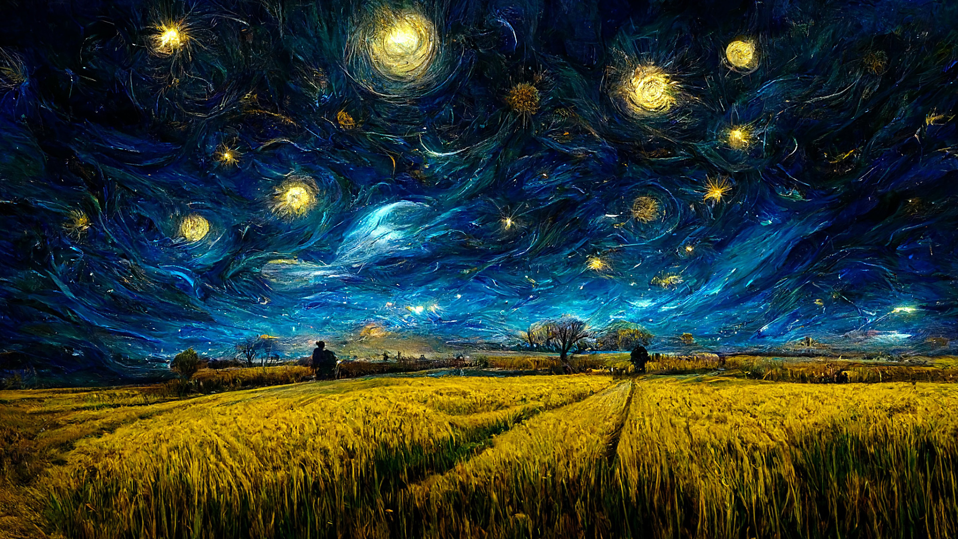 梵高的麦田
