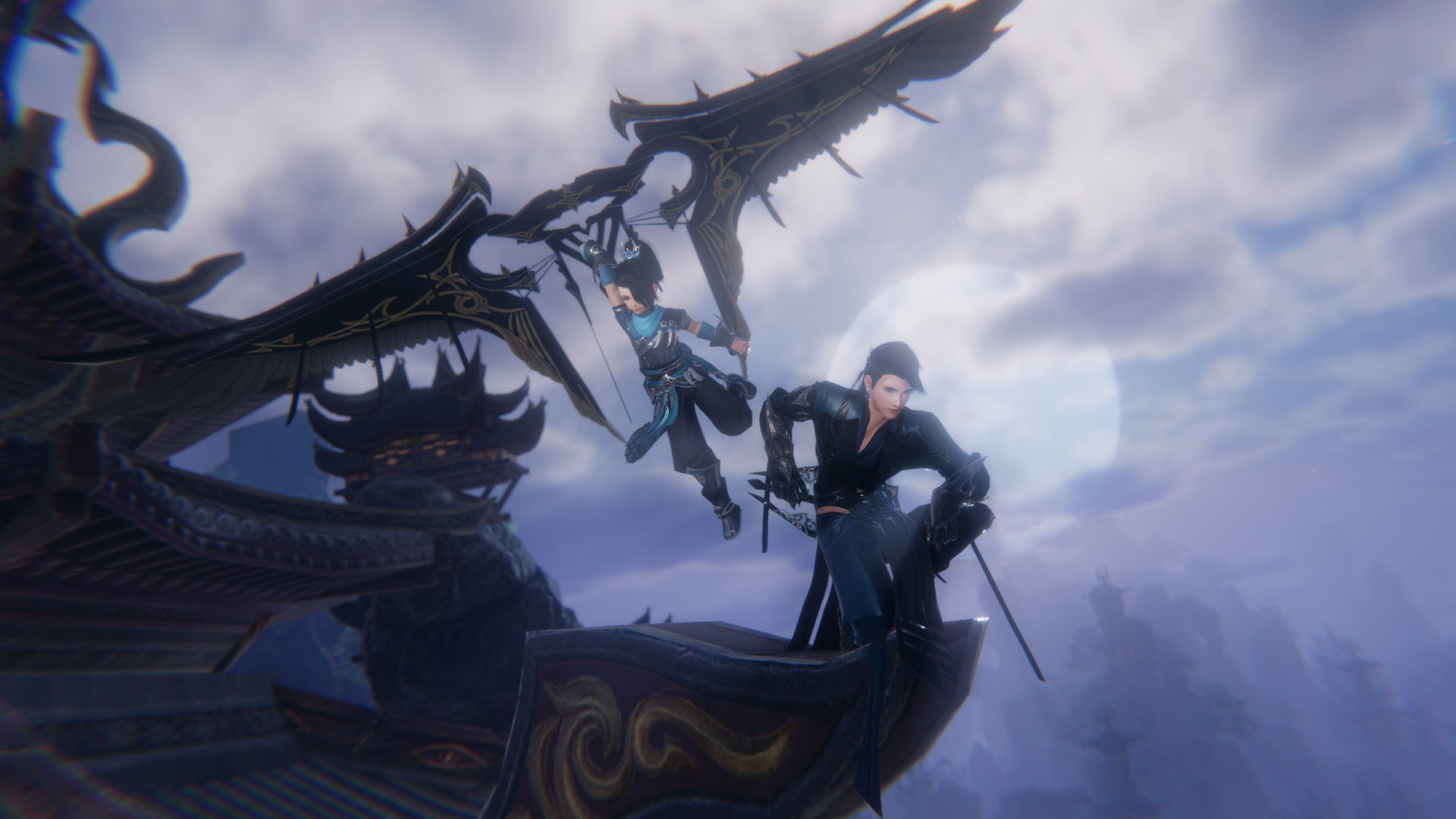 师兄带娃之唐门篇剑网3壁纸大赛壁纸图片_桌面壁纸图片_壁纸下载-元气