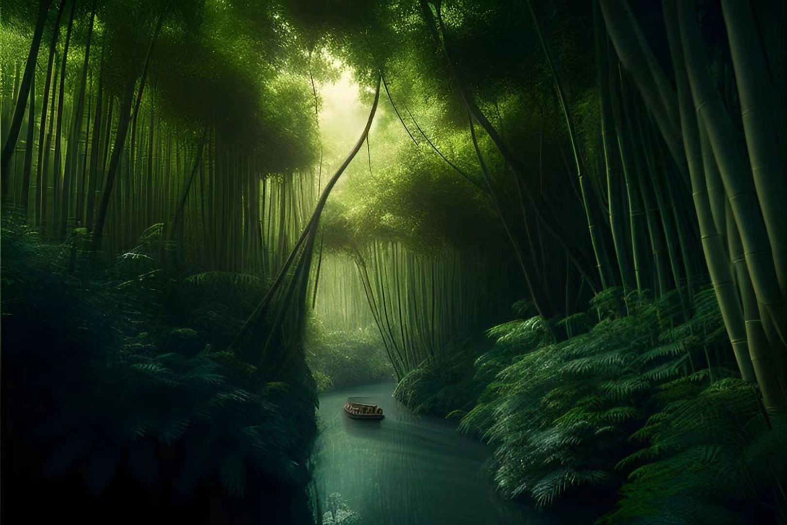 大屏素材 s365 超唯美意境竹林深处竹子大自然美景生态环保视频素材 动态视频 舞台背景视频_哔哩哔哩_bilibili