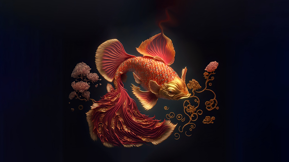 锦鲤 4K 好运锦鲤 