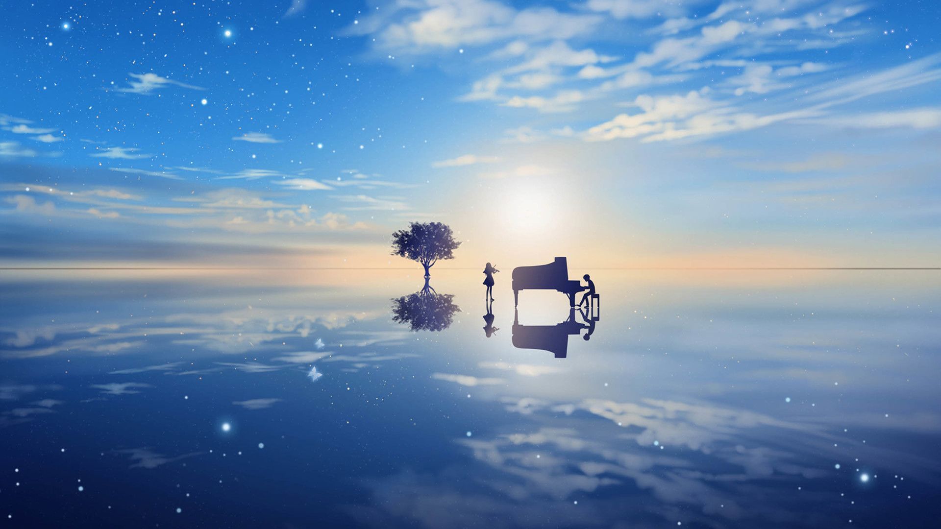 天空(动漫静态壁纸) - 静态壁纸下载 - 元气壁纸