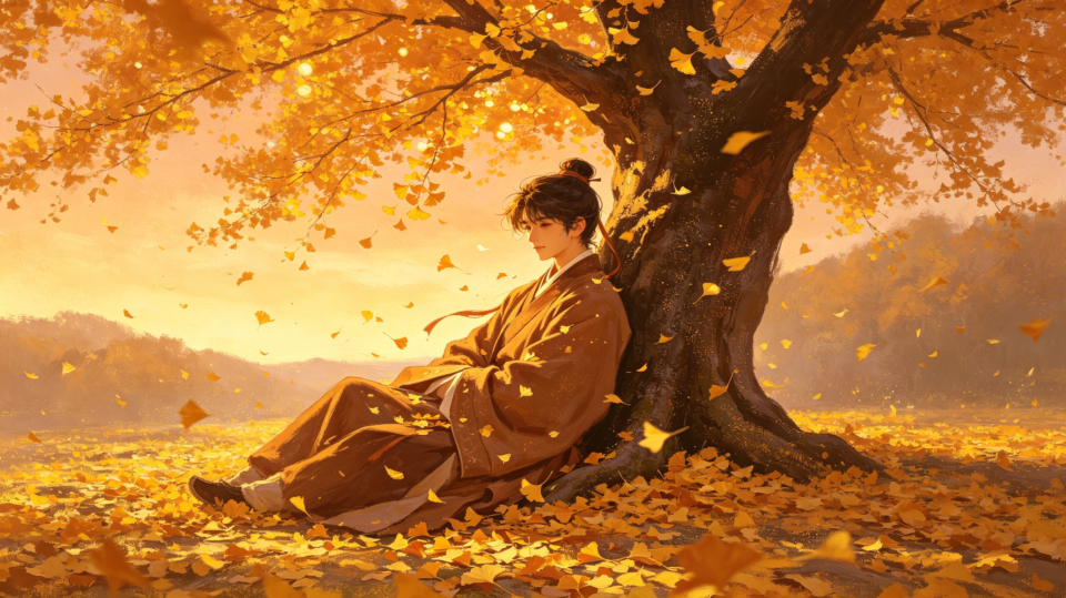 银杏晚栖