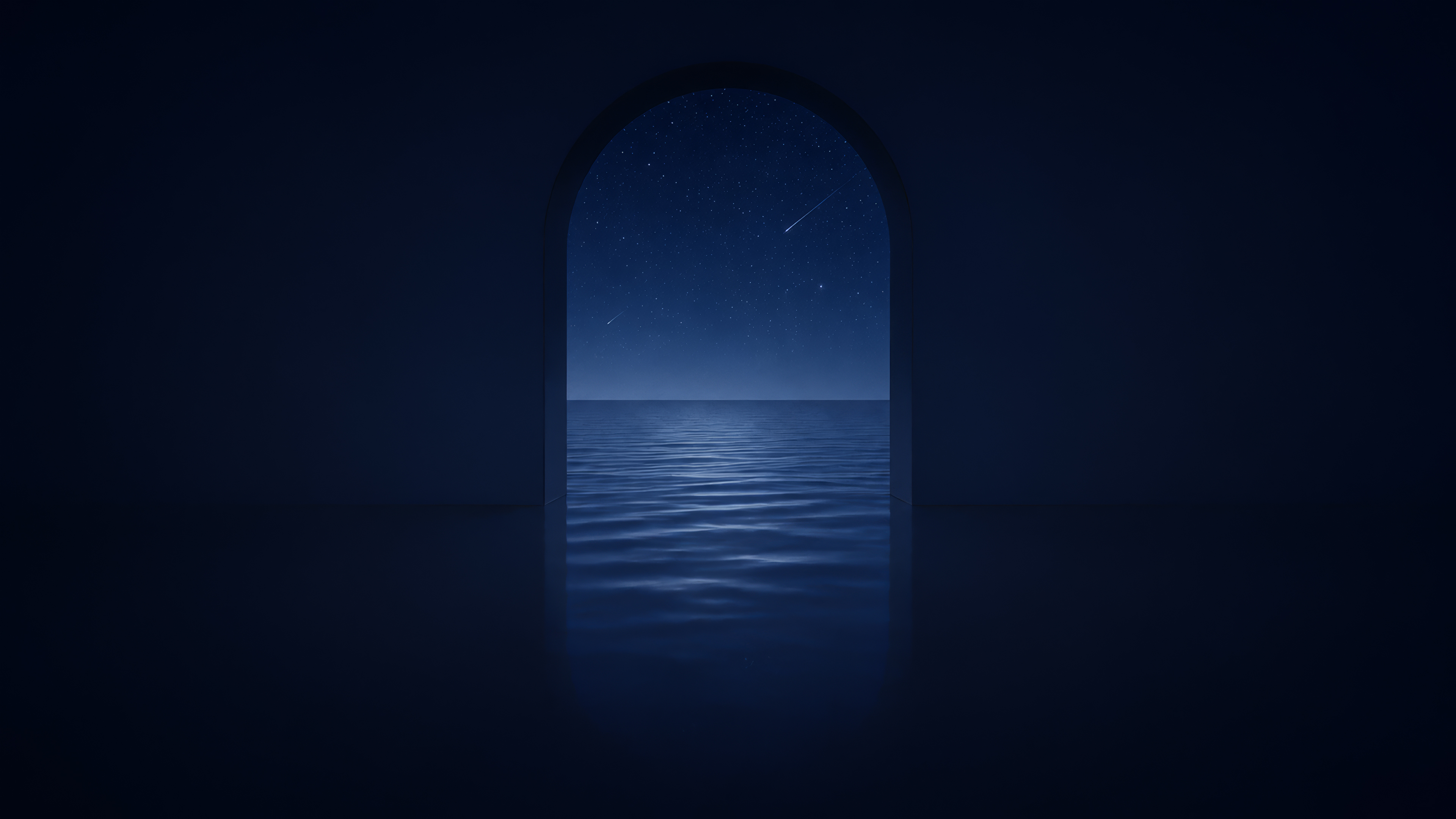 静海之门中的星空