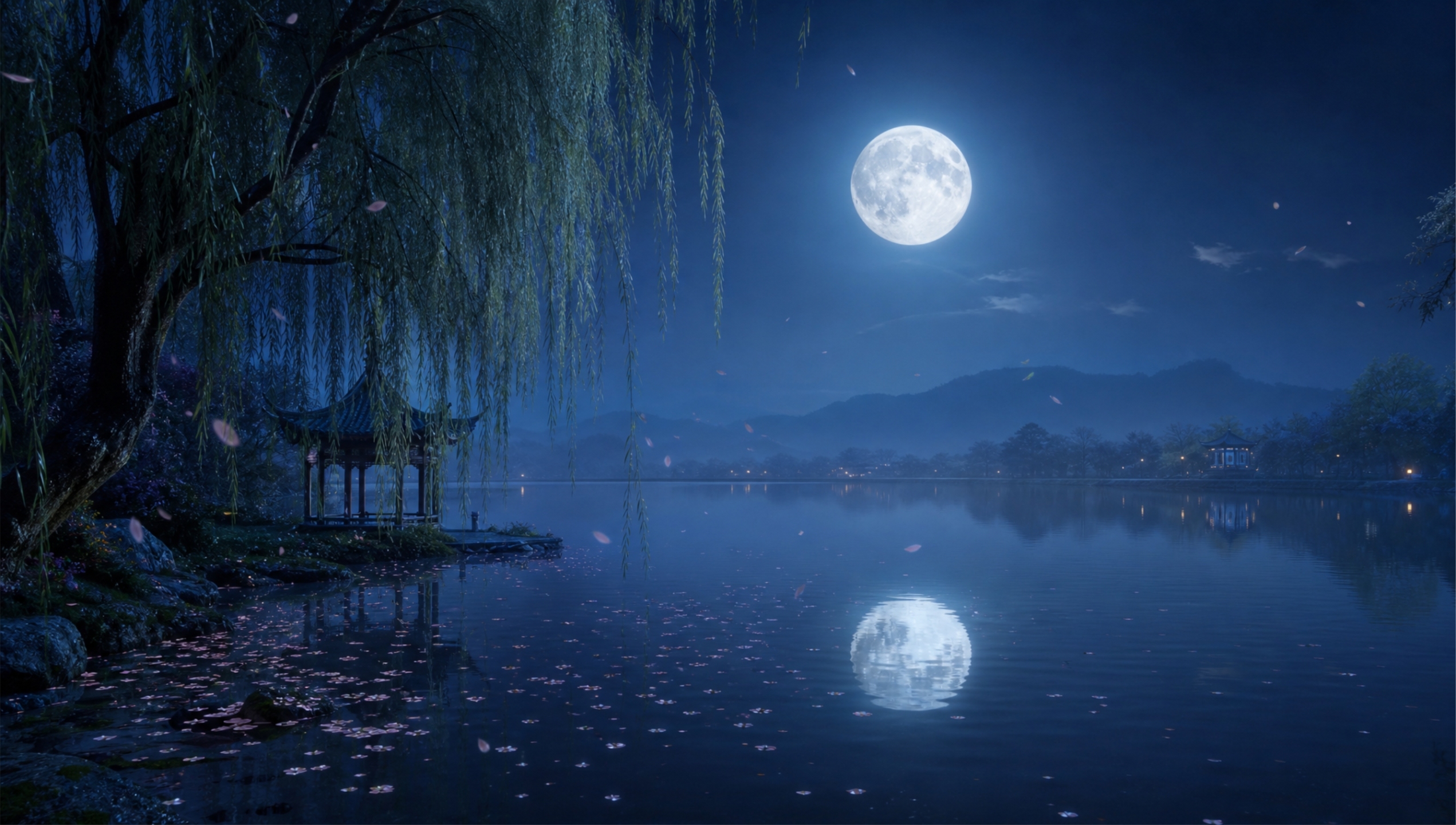 古风夜景