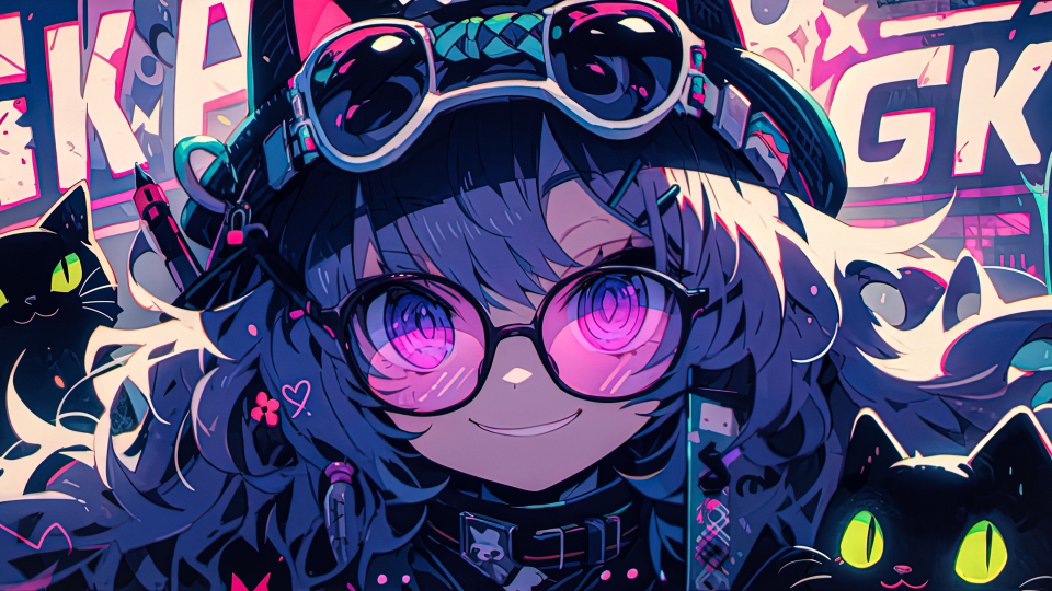 少女与猫