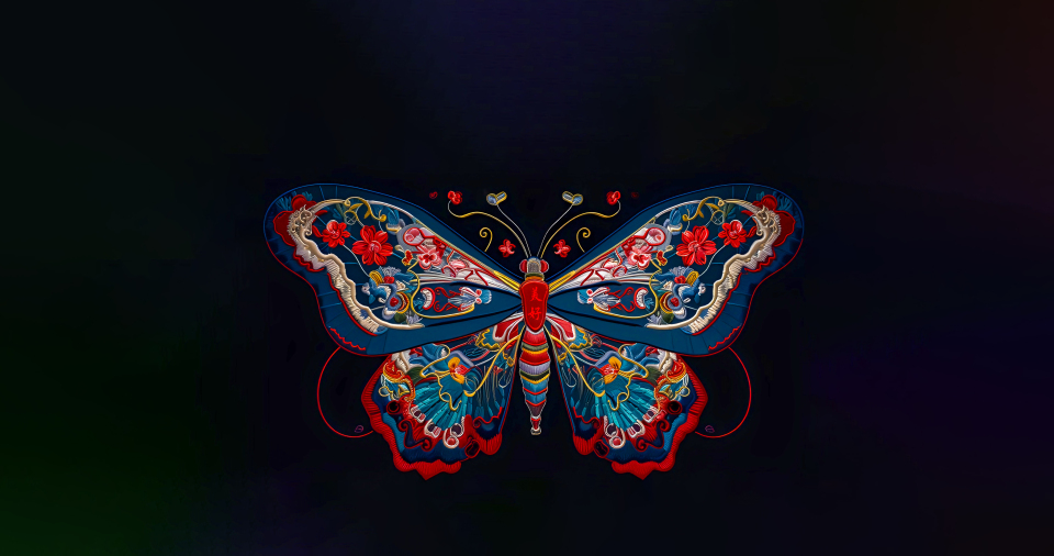 4K 蝴蝶
