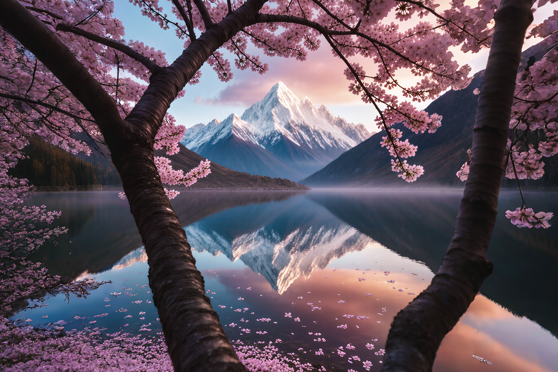 樱雪镜湖