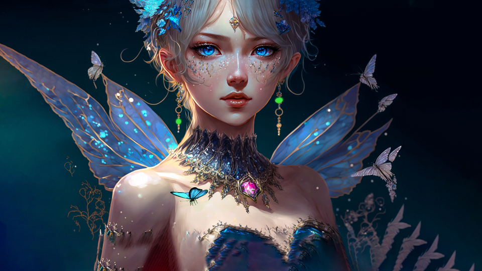 蝴蝶女神 4K 蝴蝶仙子