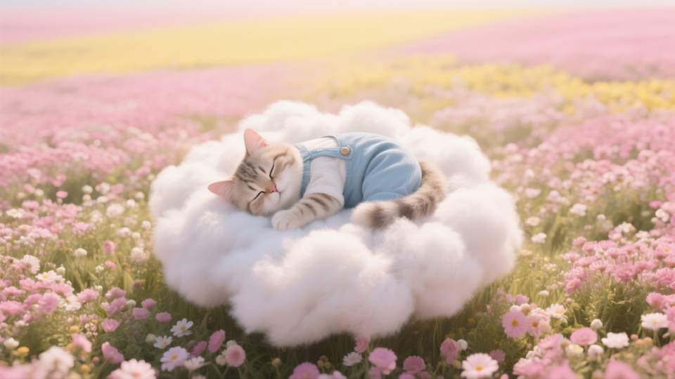 云中的小猫
