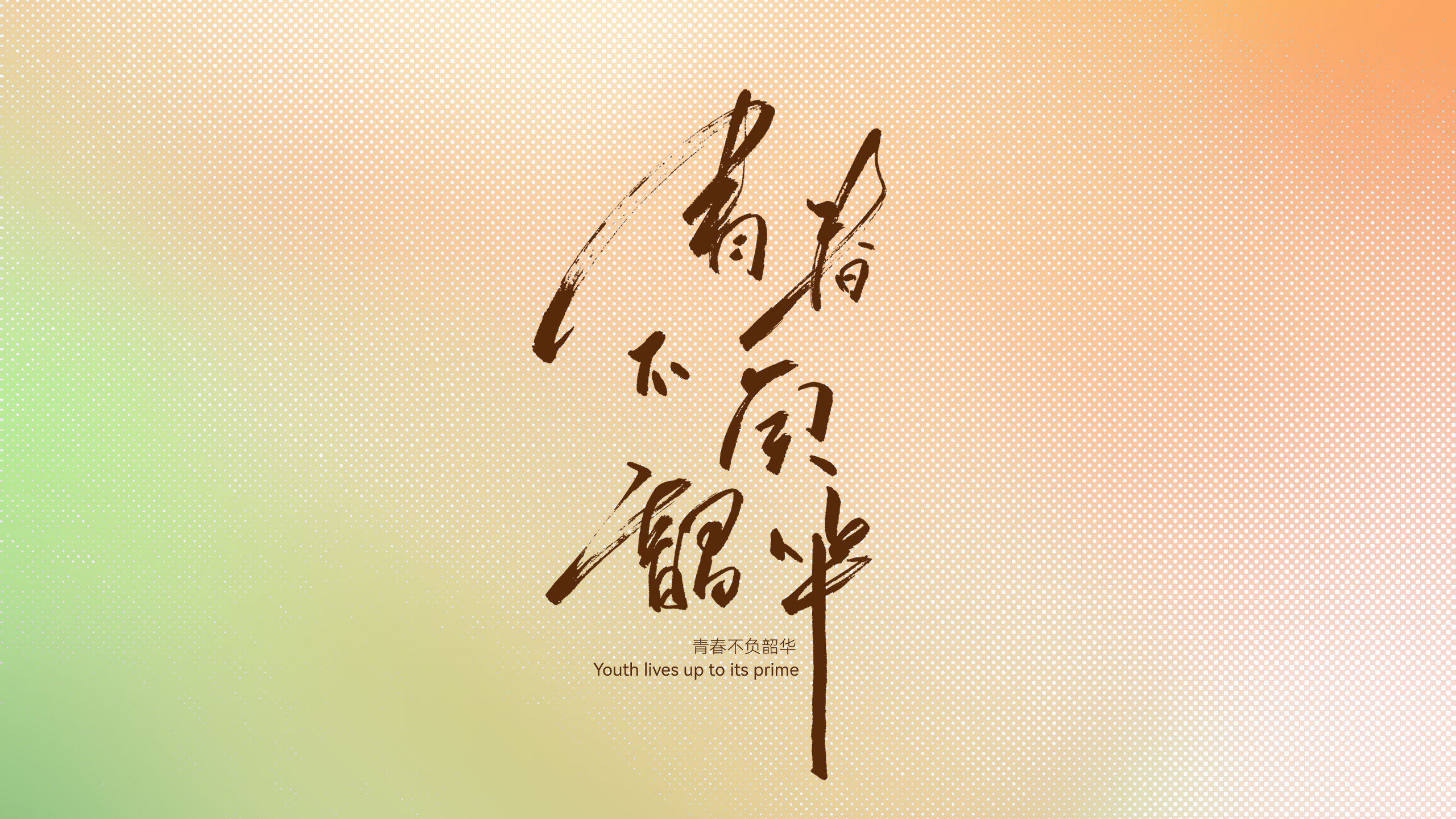 青春不负韶华