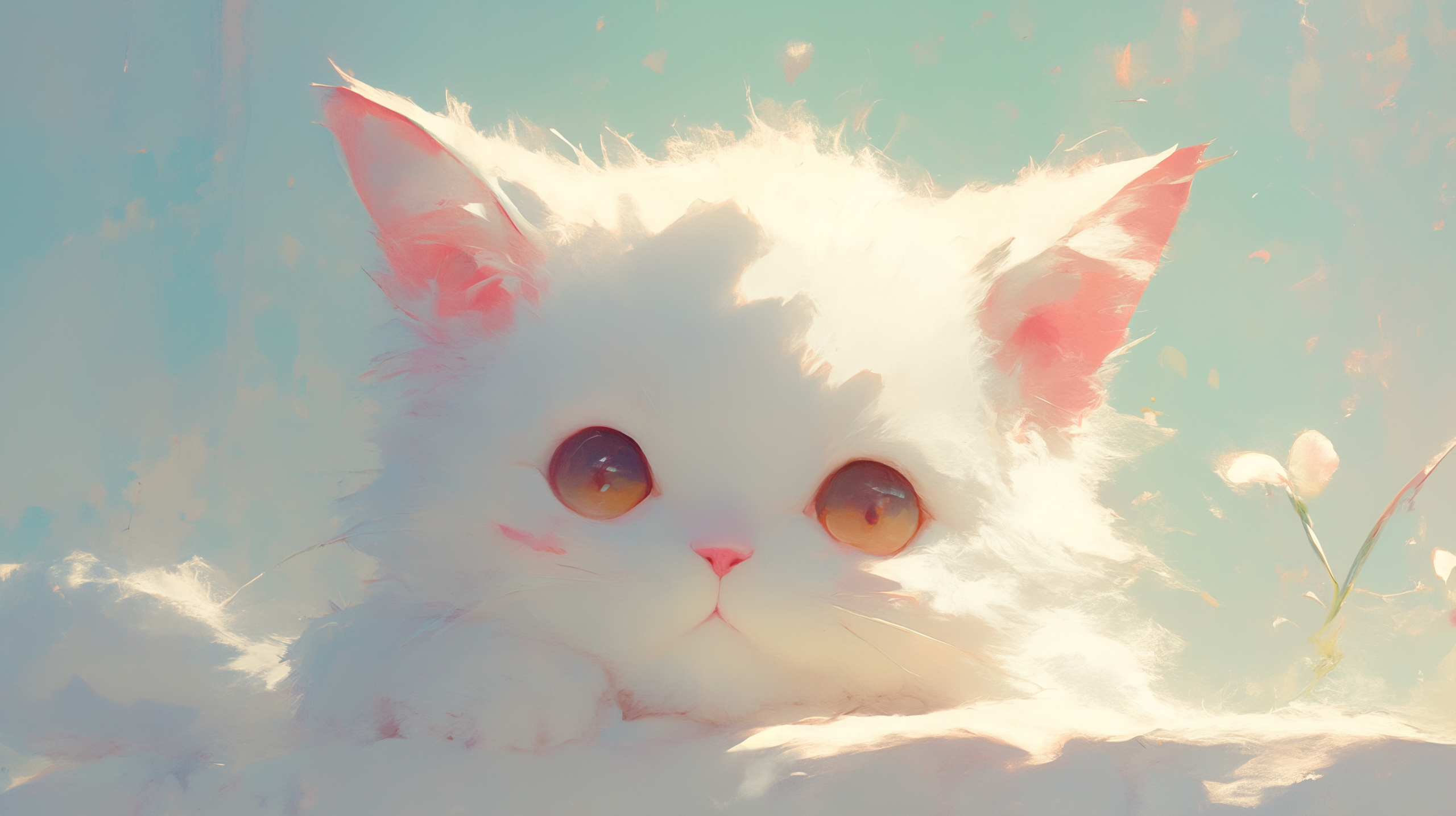 害羞猫猫
