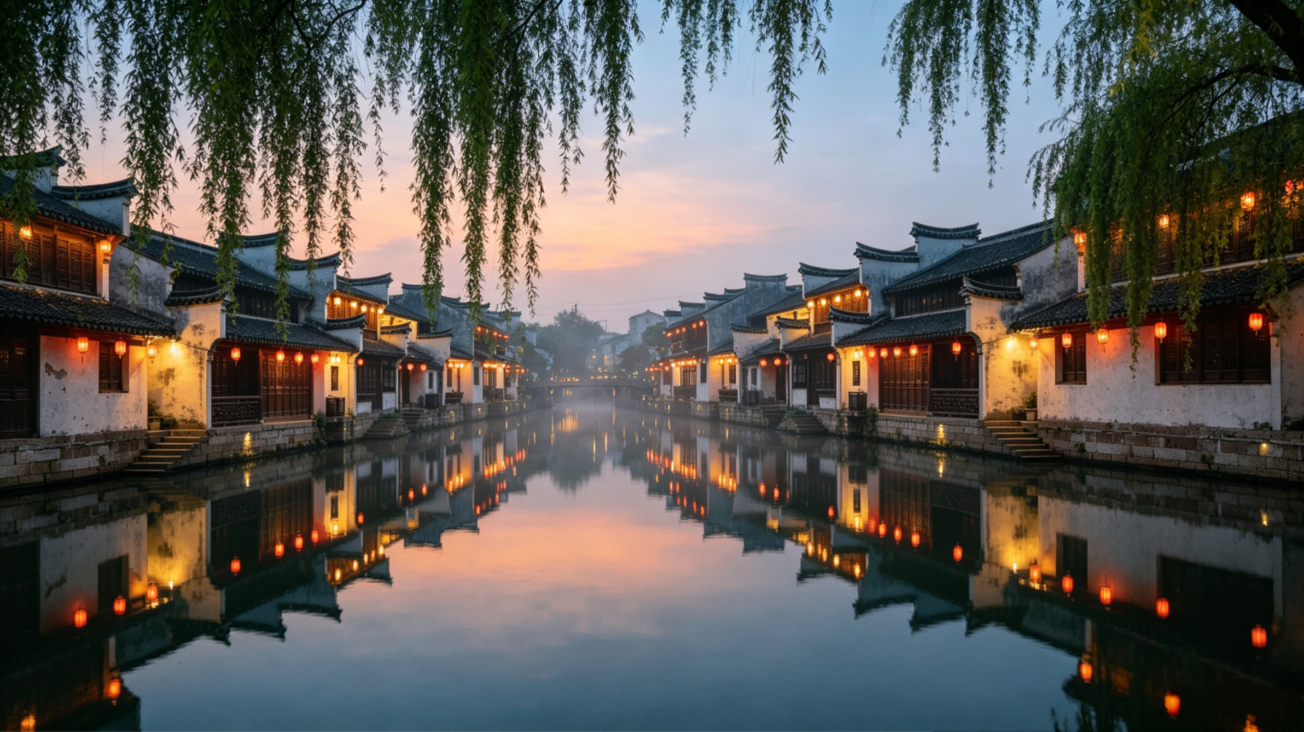 暮染水乡
