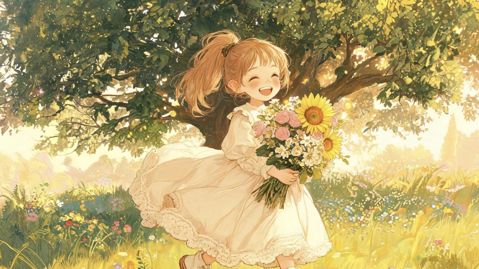 向阳花开