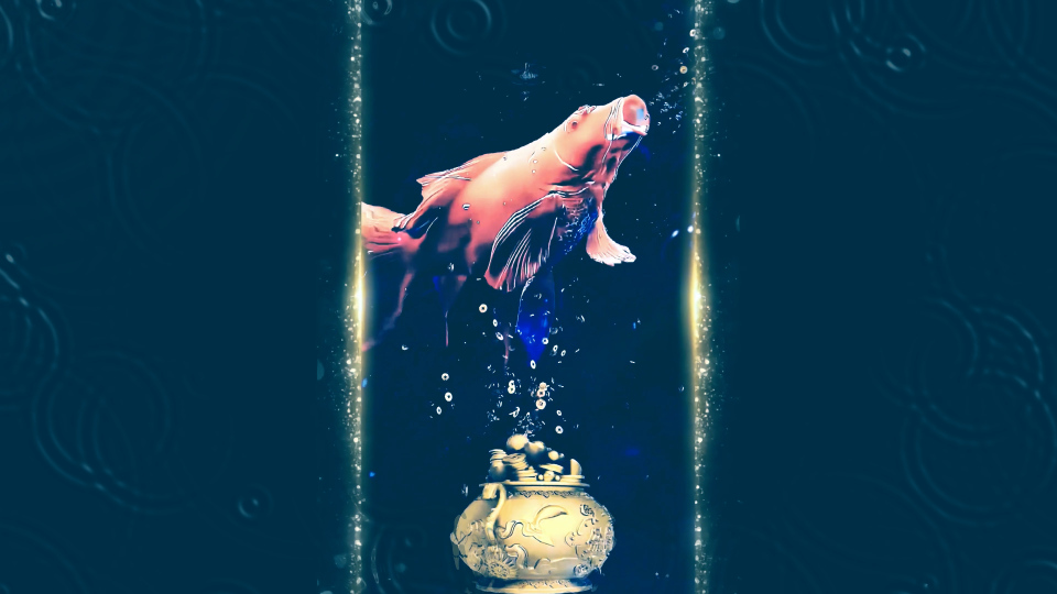 4K吸金阵 吸金锦鲤 简约壁纸