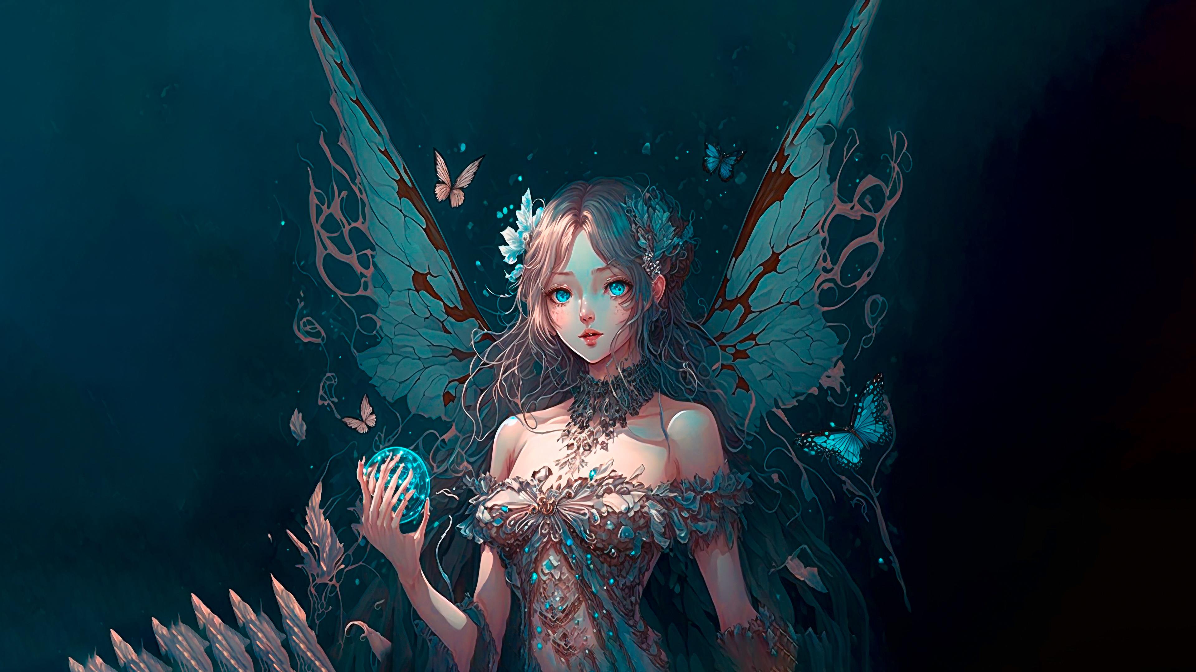 蝴蝶美女 4K 女神