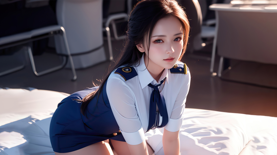 制服可爱少女