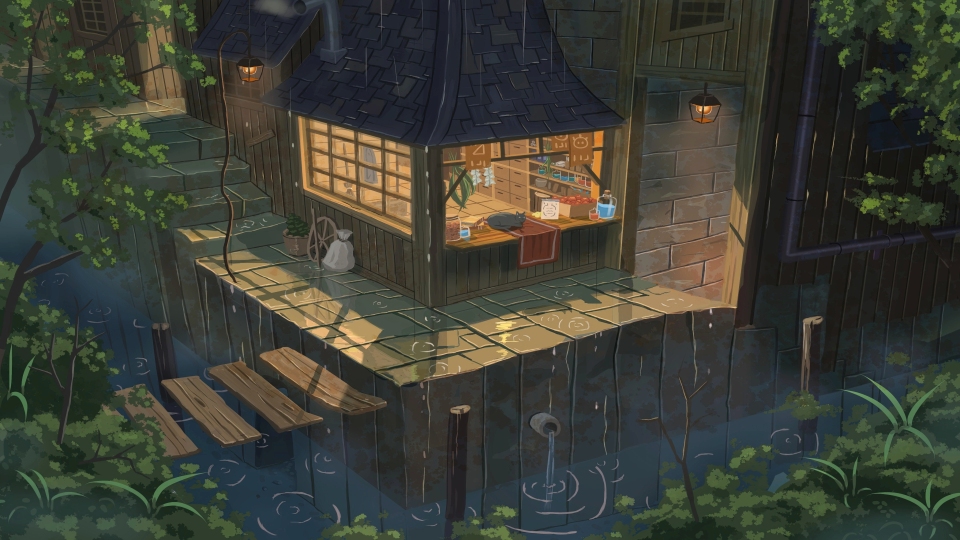 雨天小屋