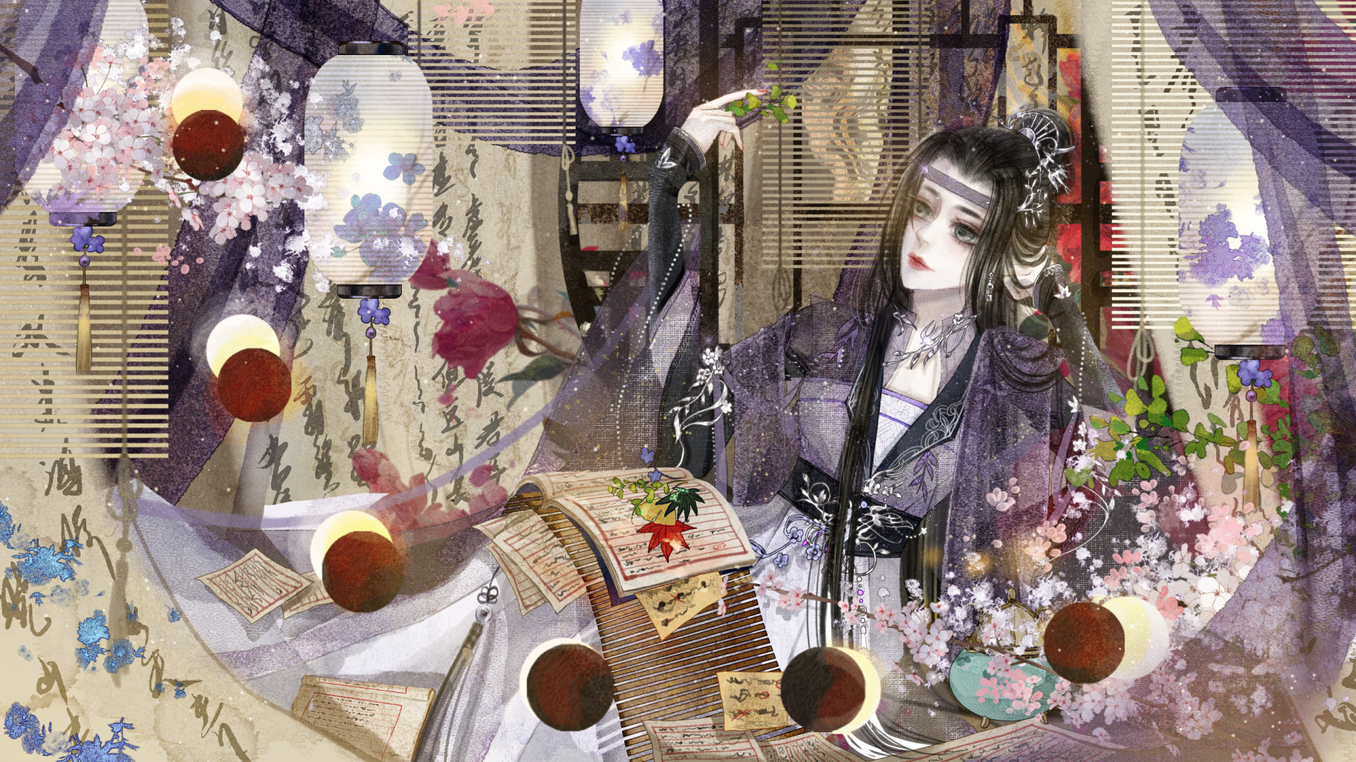 万花小筑元气壁纸创作大赛壁纸图片_桌面壁纸图片_壁纸下载-元气壁纸