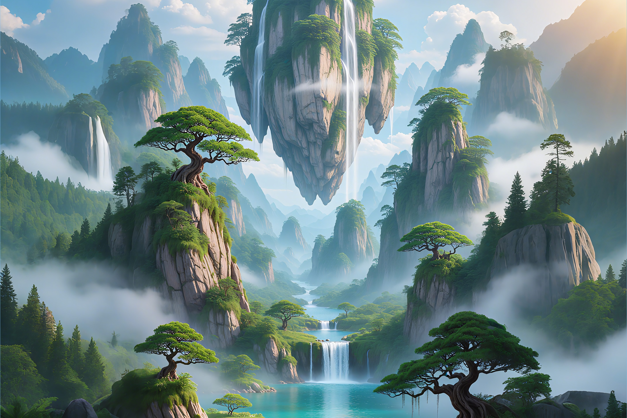 浮穹琼瀑