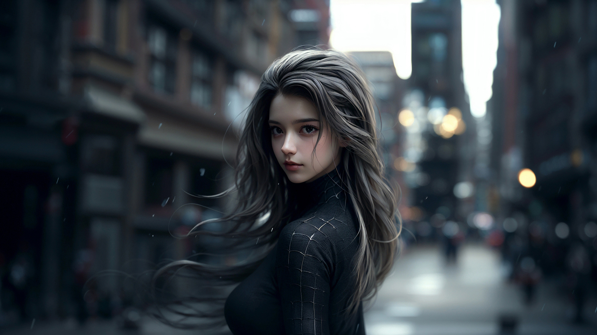 AI生成图-清纯可爱美女