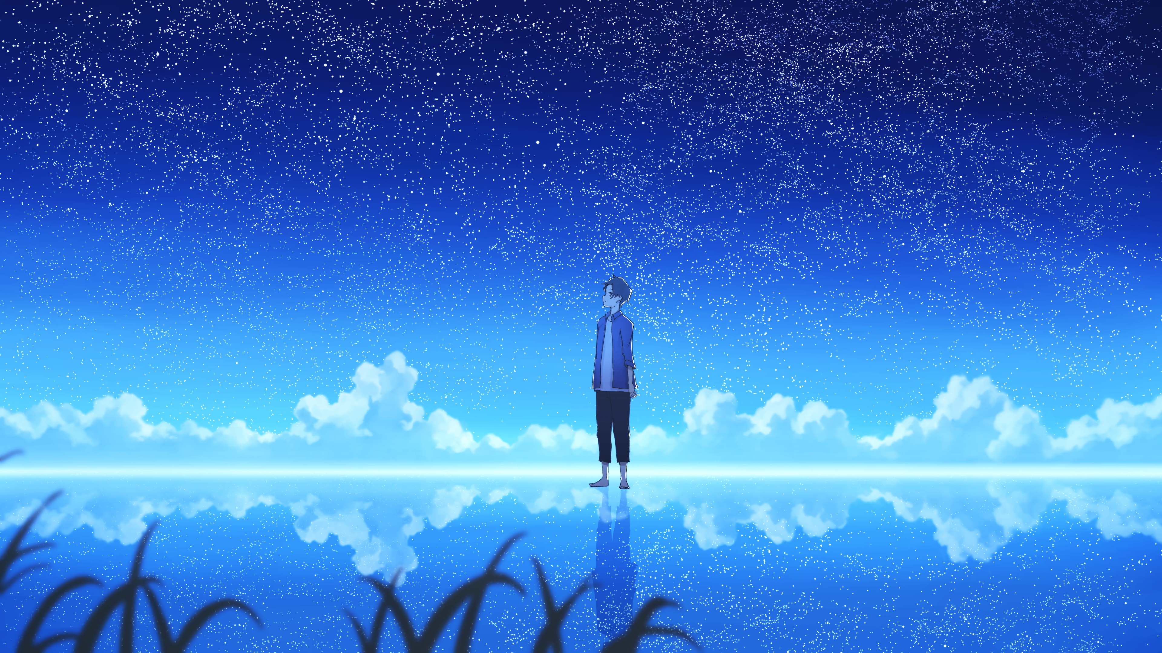 插画易烊千玺星空火影忍者王一博简约美女鬼刀蓝天白云热门壁纸分类