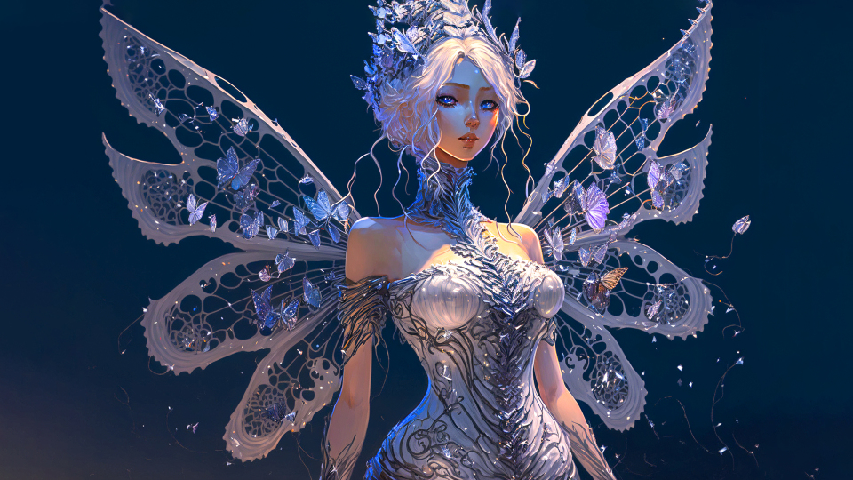 4K 蝴蝶神女 女神