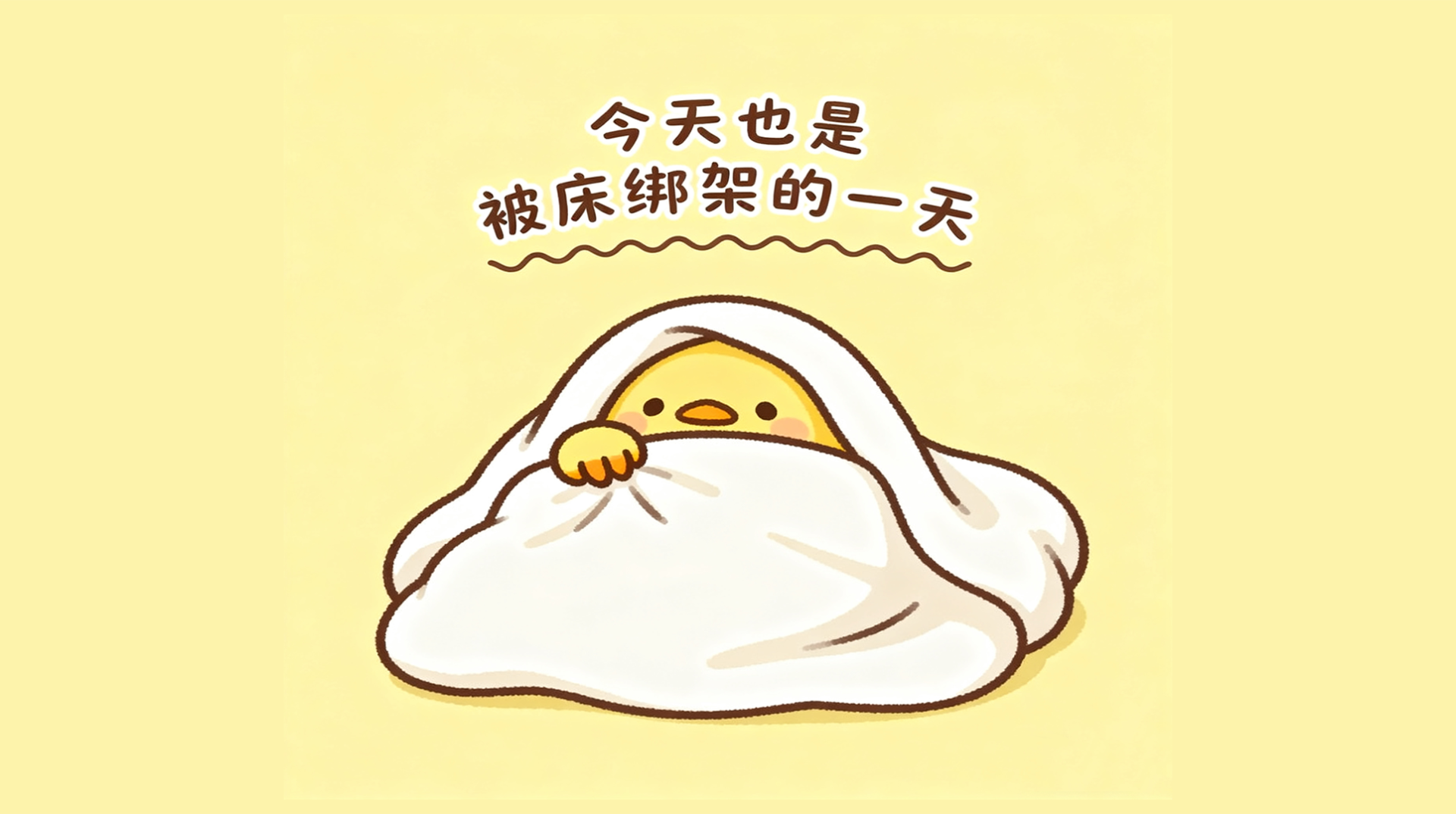 不想起床呀